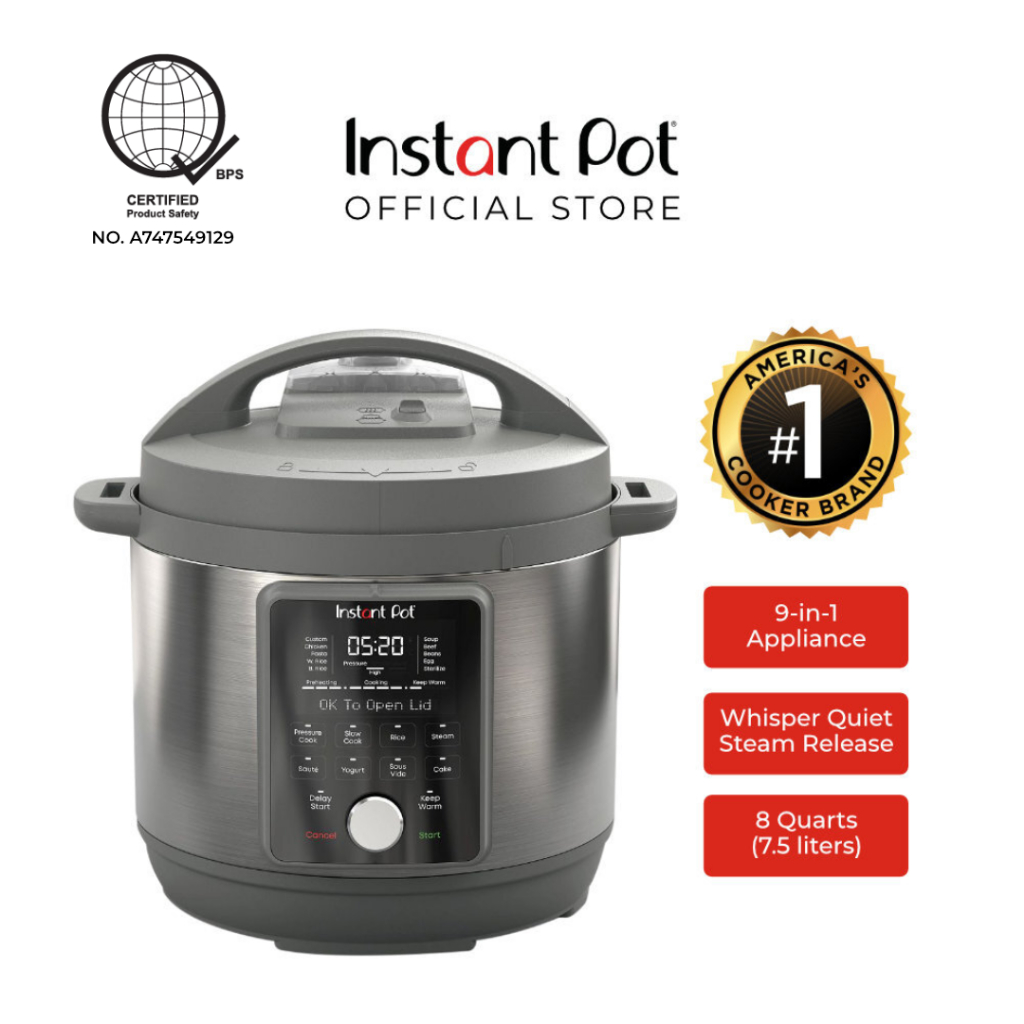 Instant Pot Duo Plus 9in1 (8 Quarts/7.5 Liters) Shopee Philippines