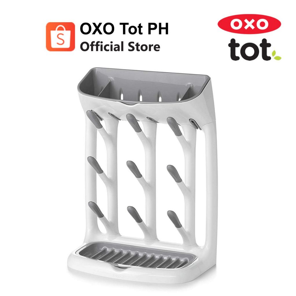 OXO Tot Space Saving Drying Rack oxotot wash infant baby toddler bottle dry bathroom kitchen Shopee Philippines