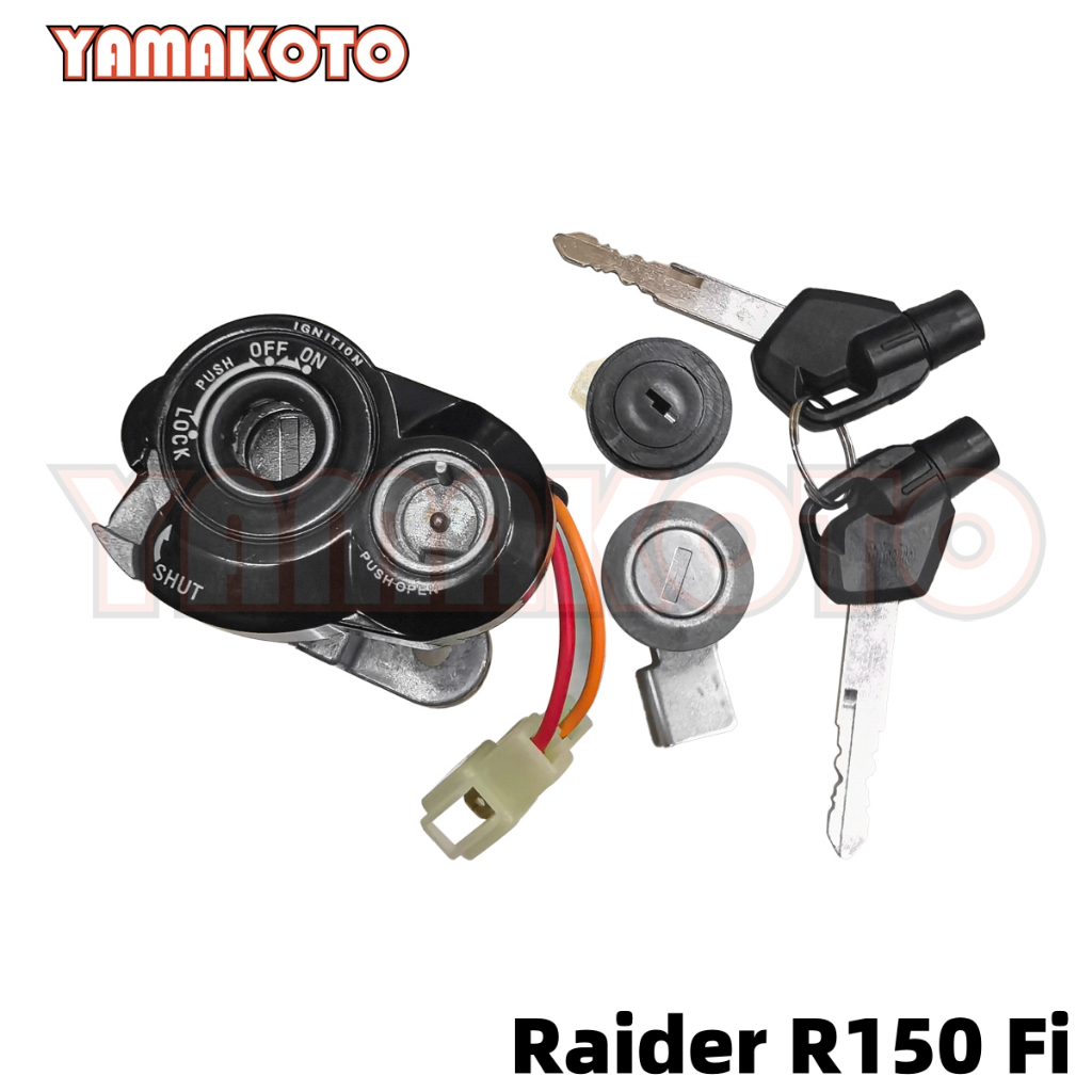 Yamakoto Ignition Switch For Suzuki Raider R150 Fi Main Switch With ...