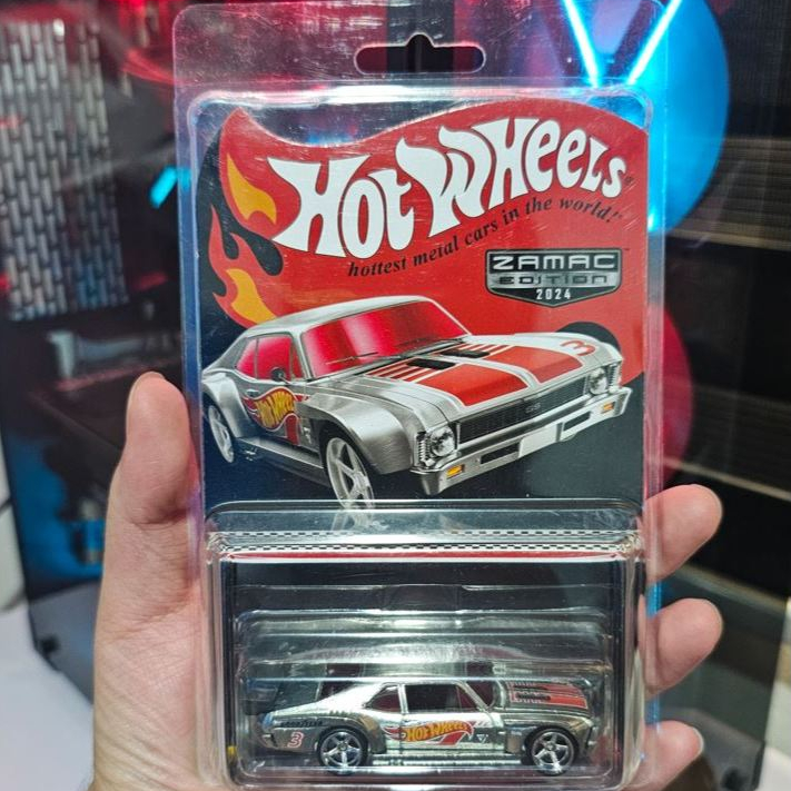 Hot Wheels 2024 Collector Edition Custom 70 Chevy Nova Zamac Edition 1: ...