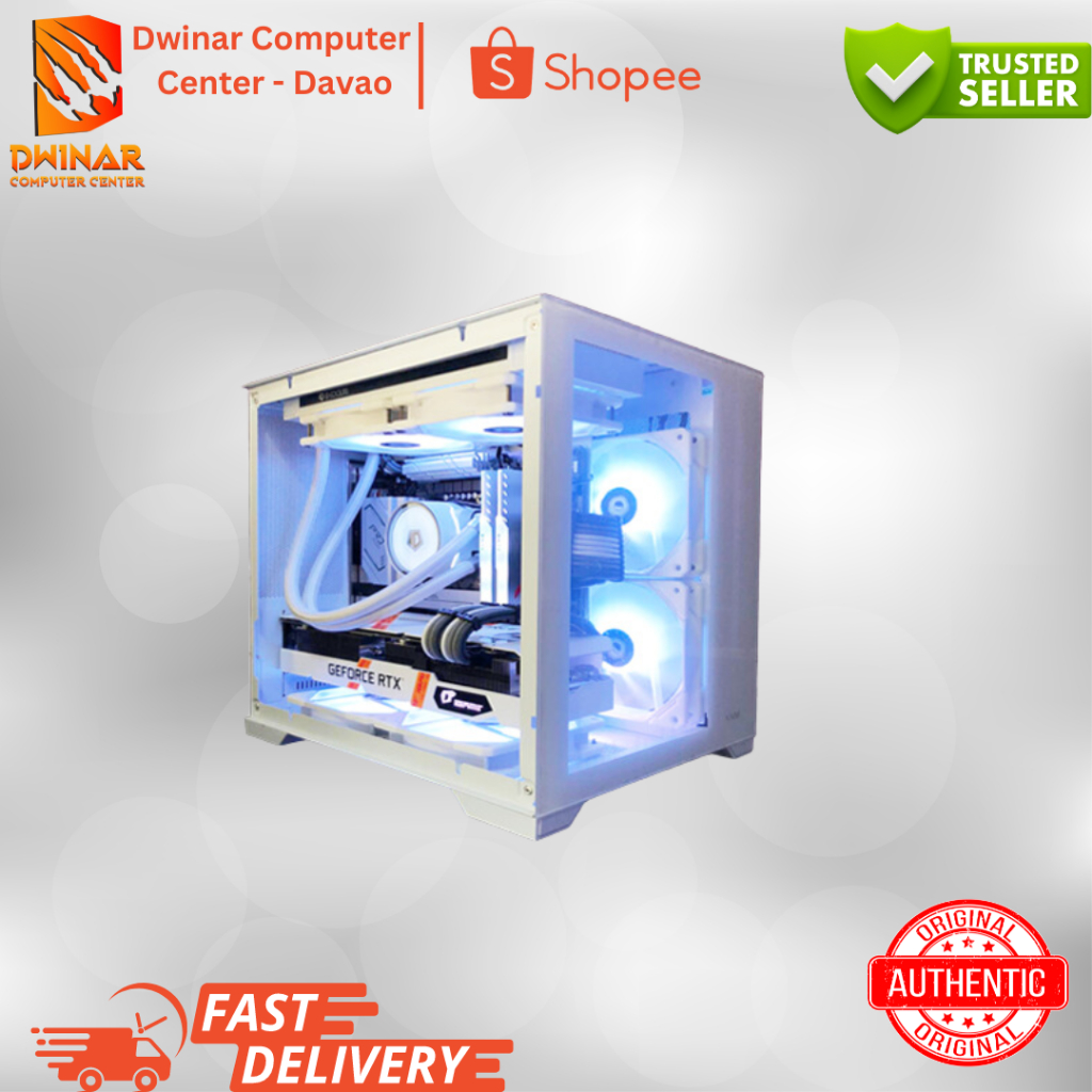 Tecware VXM TG/Mesh mATX Dual Chamber Chassis White | Shopee Philippines