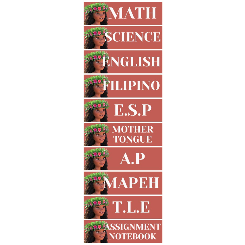 Subject Label Sticker - 10 subjects | Shopee Philippines