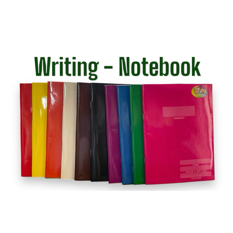 Writing Notebook Advance Color Coding 80Sheets.(10PCS) | Shopee Philippines