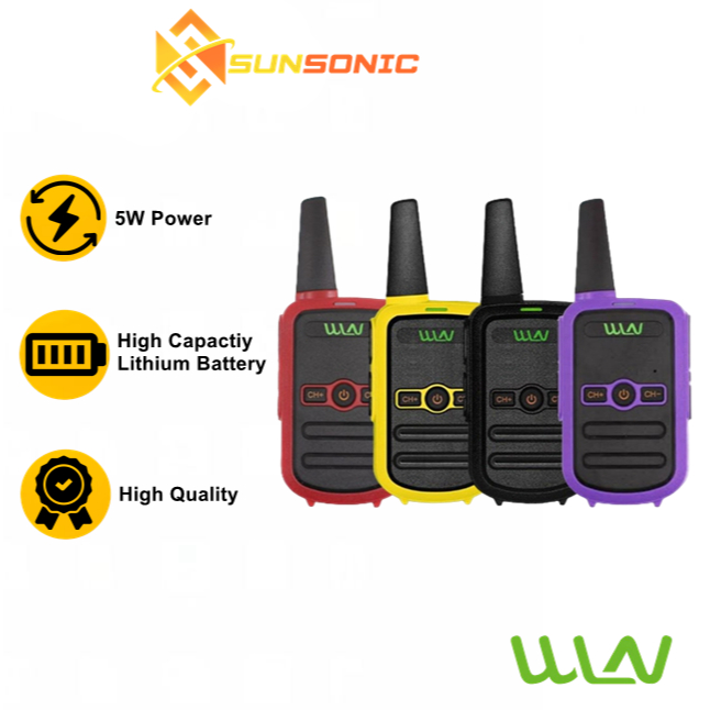 Wln Kd-C51 5W Uhf 400-470Mhz Two Way Walkie Talkie Radio | Shopee ...