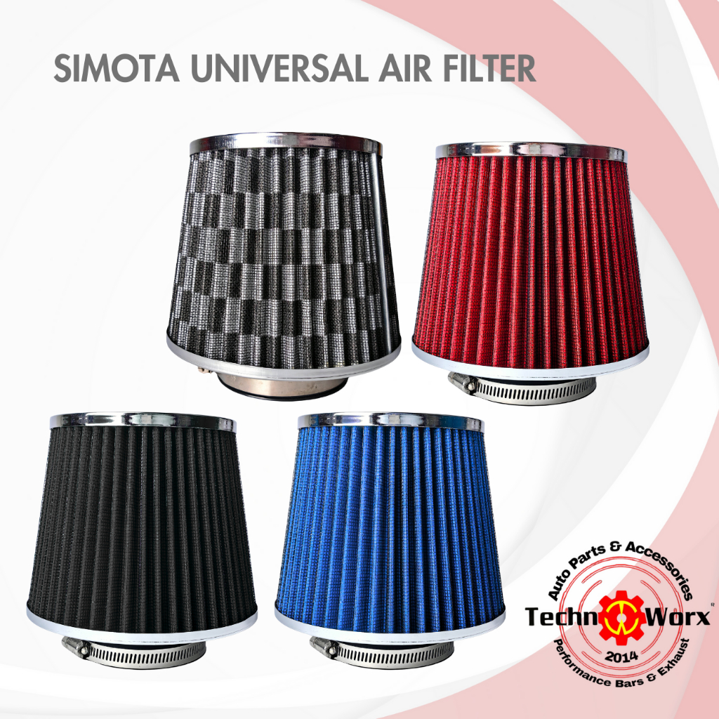 SIMOTA Air Filter RED high Quality Universal 3inch air Power Flow car ...