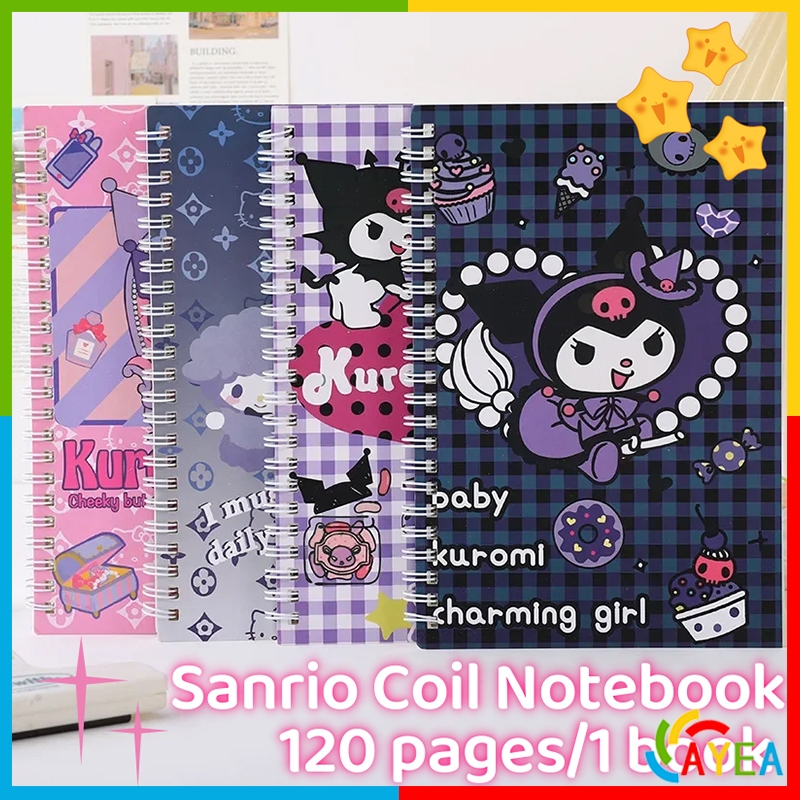 Sanrio Cartoon Coil Notebook A5 Kuromi Notebook Stationery Notepad ...