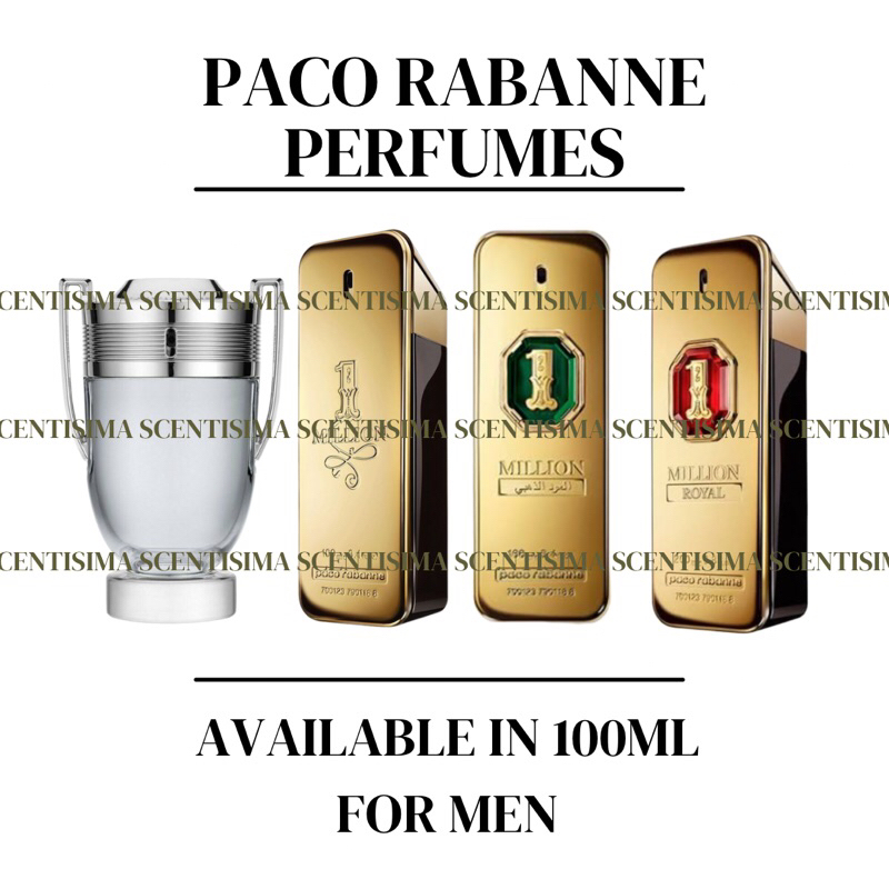 Paco Rabanne 1 Mllion Royal | 1 Million Golden Oud | Shopee Philippines