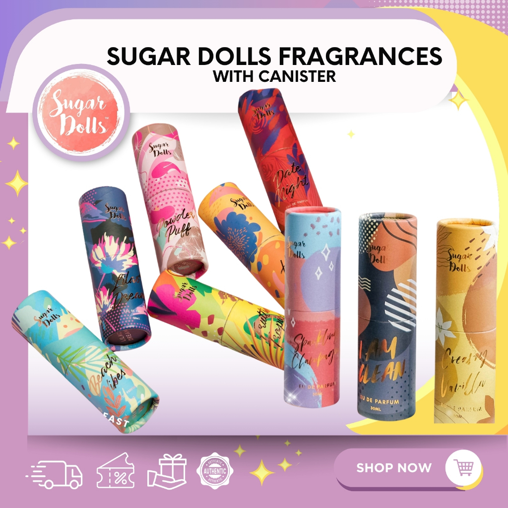 SUGAR DOLLS Fragrances with Canister |Date Night, Lilac Dream, Powder ...