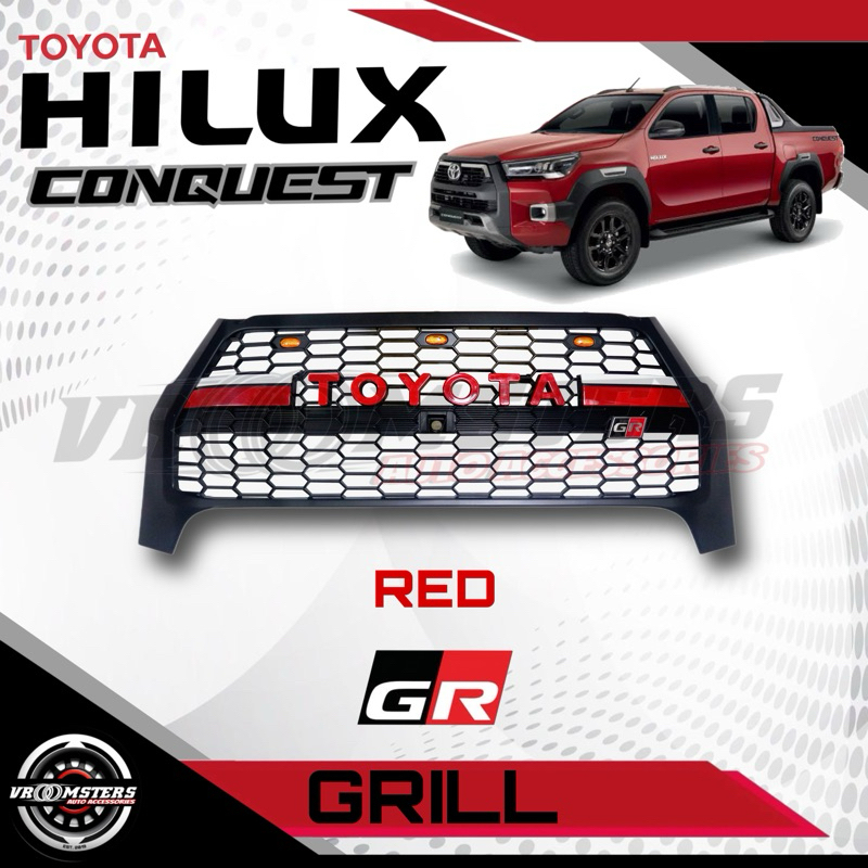 Toyota Hilux Conquest GR Grill #Vroomsters | Shopee Philippines