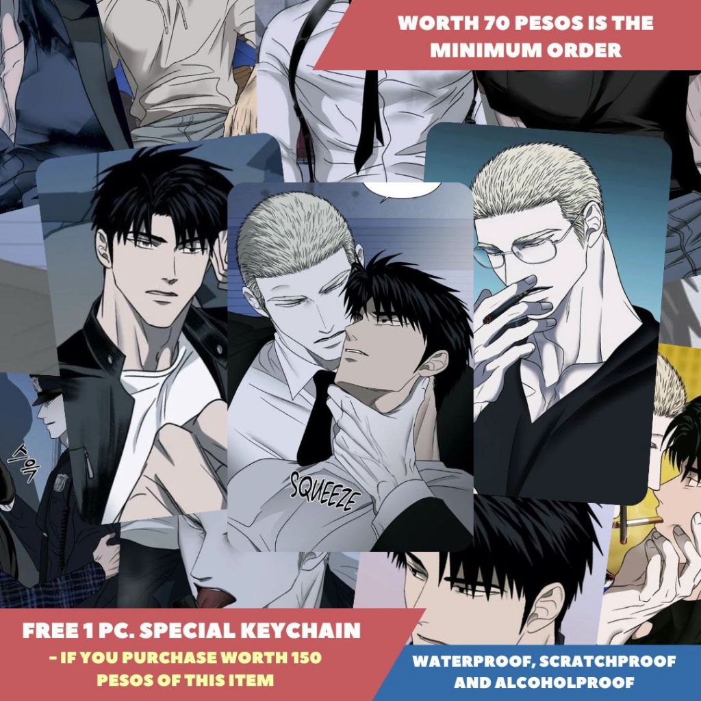 [ 6 pcs. SET ] Shutline BL Manhwa Photocards (Waterproof and ...