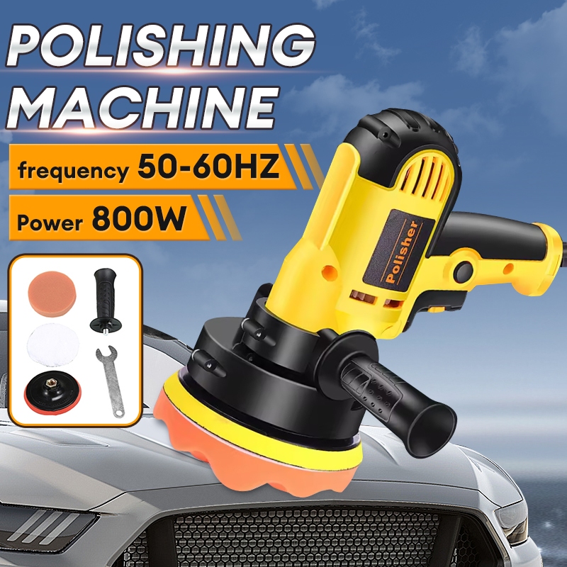 REAIM Polishing Machine 800W Electric car polisher Adjustable Polisher ...