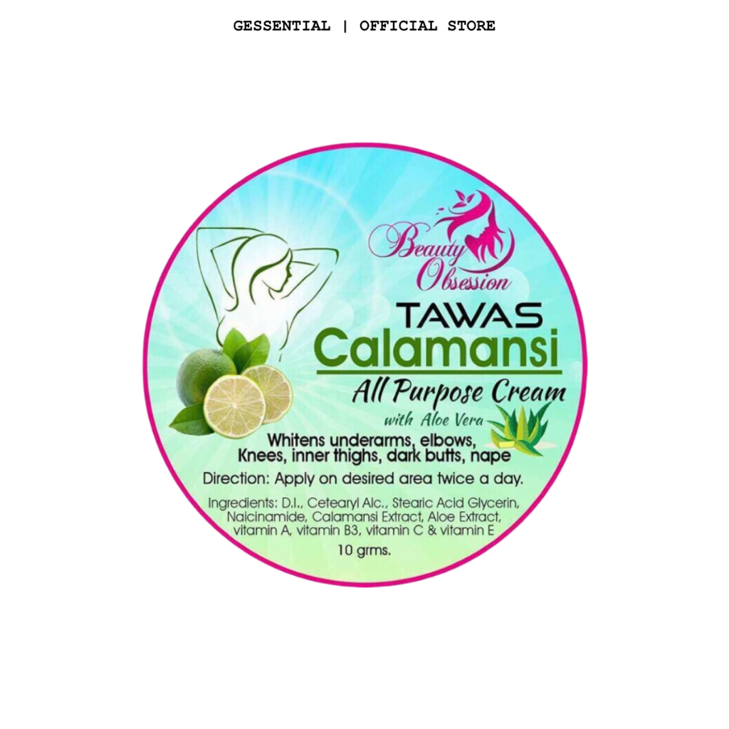 Tawas Calamansi All Purpose Cream With Aloe Vera SPF65 Whitens Underarm ...