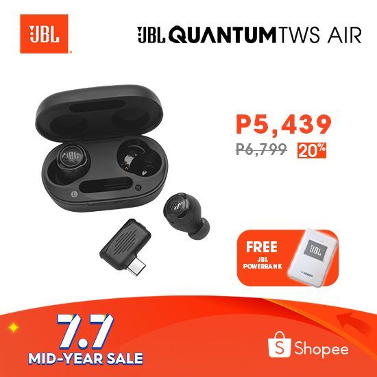 JBL Quantum TWS Air Bluetooth Connectivity with Ambient Aware Mode