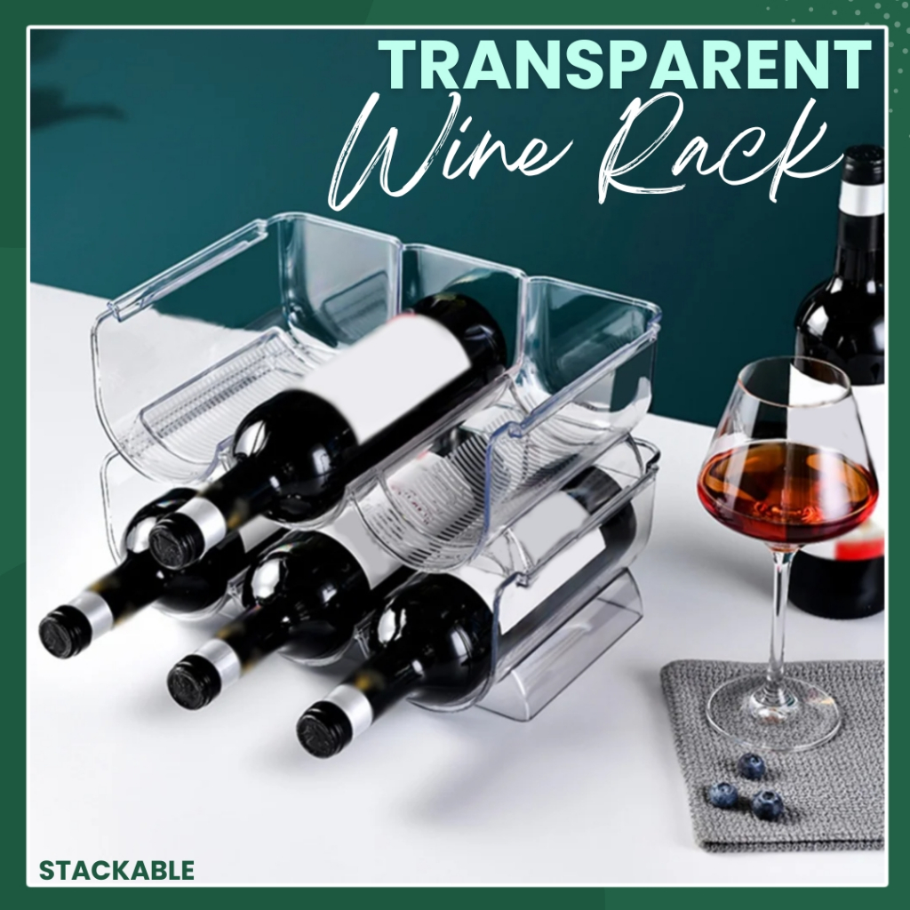 Bar Stacking Display Stackable Cup And Wine Rack Acrylic Transparent ...