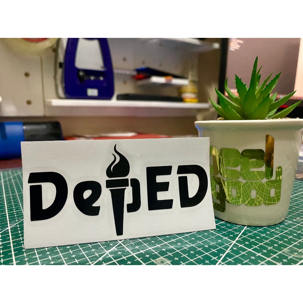 DEPED Stickers - Monochromatic Vinyl (Cut-out) | Shopee Philippines