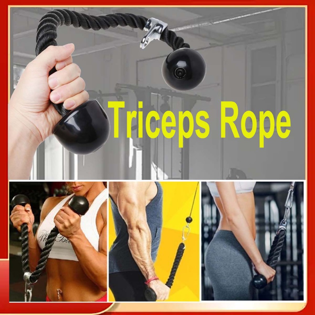 Bodybuilding Rope Tricep Workout Gym Fitness Equipment Tricep Rope