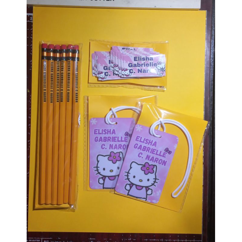 Personalized bag tag atm size id back to school or personal use