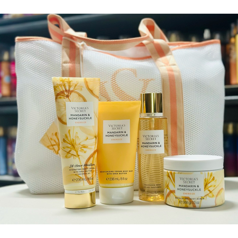 Victoria's Secret Natural Beauty Mandarin & Honeysuckle Ritual Set ...