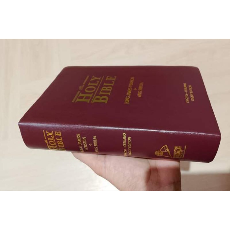 KJV Diglot Bible - Cebuano and English Bible - KJV Book Shop | Shopee ...