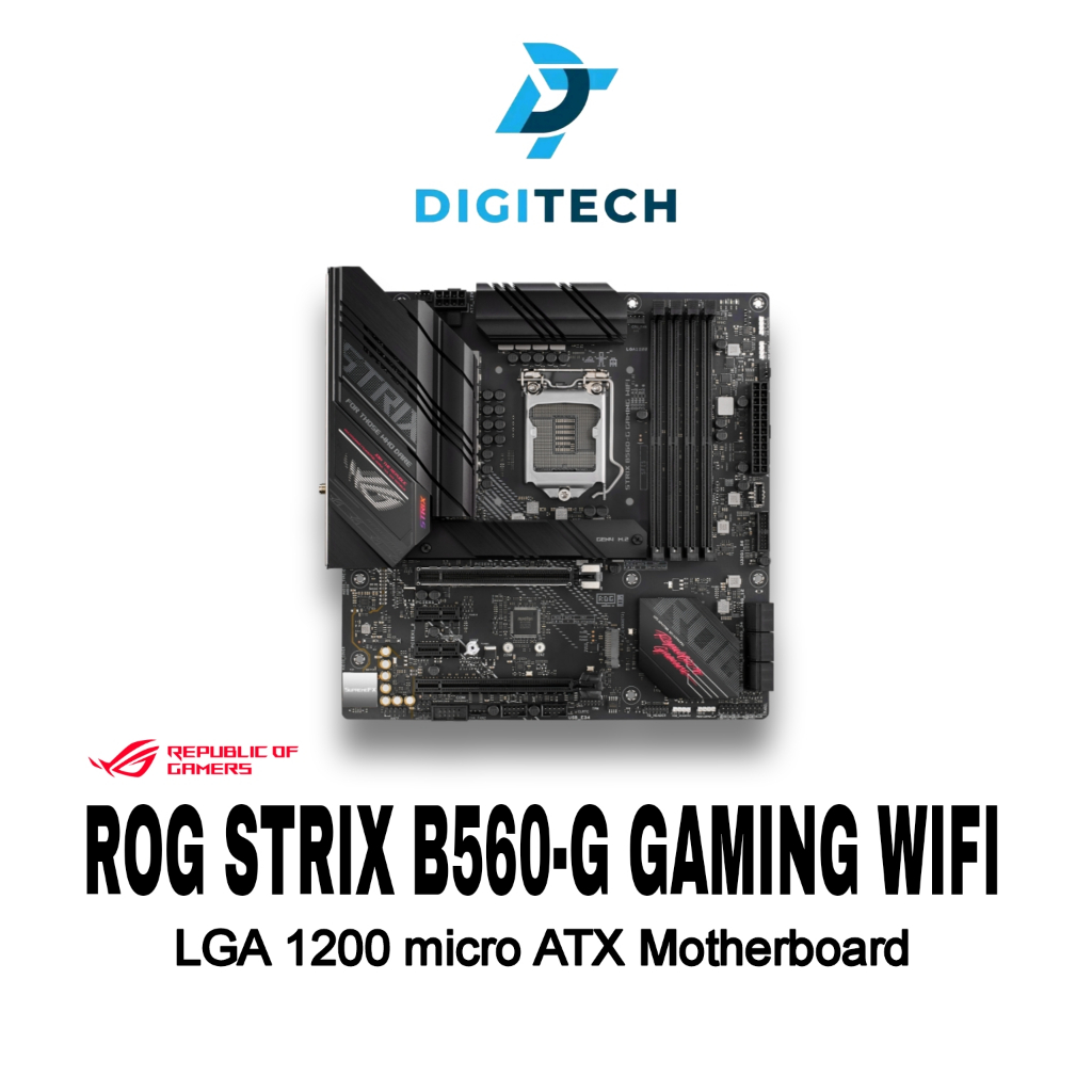 Scheda Madre ASUS ROG STRIX B560-G GAMING WIFI – LGA1200, Intel B560, DDR4, MicroATX, Usata Ma Funzionante