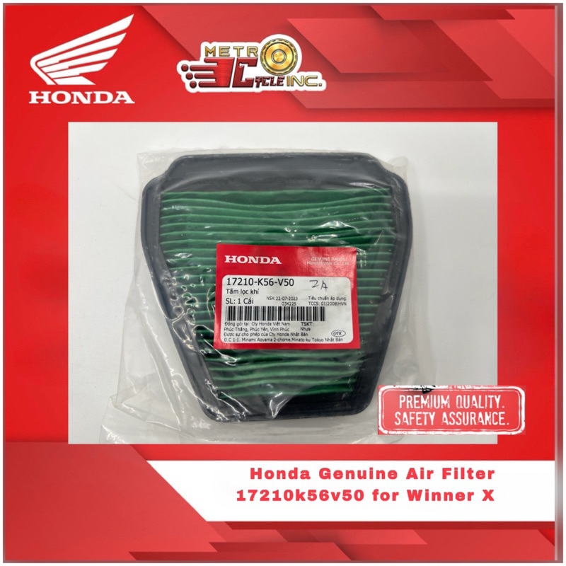 Honda Genuine Air Filter 17210k56v50 for Winner X | Shopee Philippines