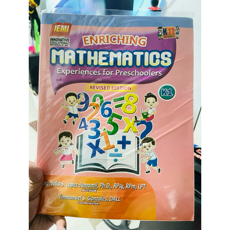ENRICHING MATHEMATICS EXPERIENCES FOR PRESCHOOLERS K1 | Shopee Philippines