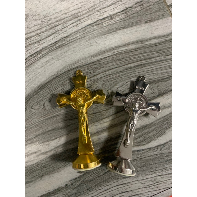 Mini Benedictine Cross with stand (3 inches) | Shopee Philippines