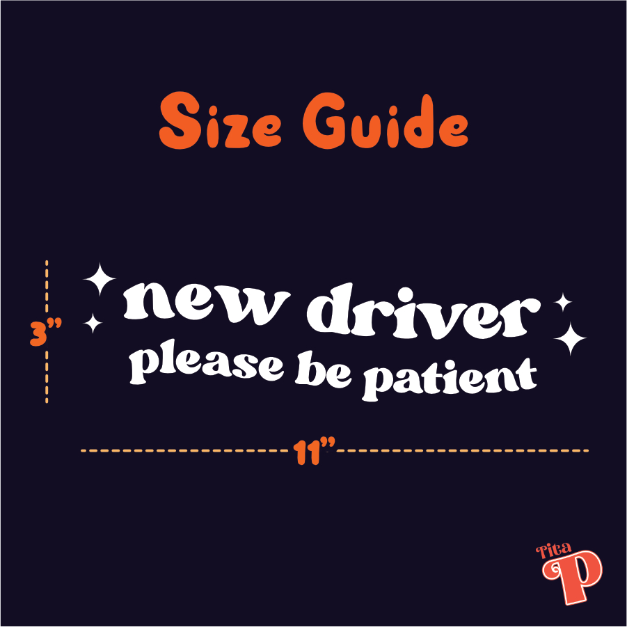Car Vinyl Sticker - New Driver - Reflective - Waterproof | Shopee ...