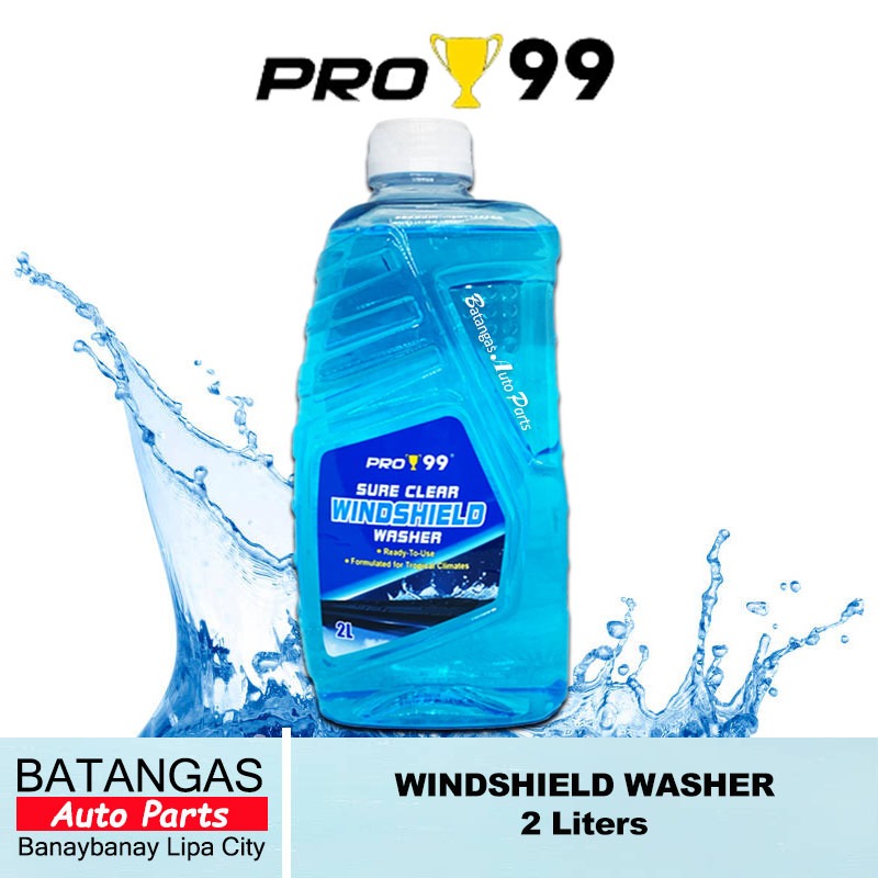 PRO 99 WINDSHIELD WASHER FLUID READY TO USE 2Liters | Shopee Philippines