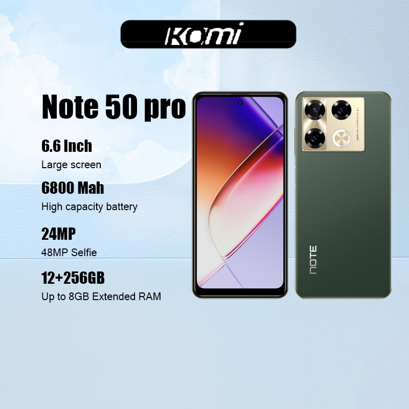 KOMI Note50 Pro Smartphone Legit 6.7inch 16+256GB Dual Sim Cellphone ...