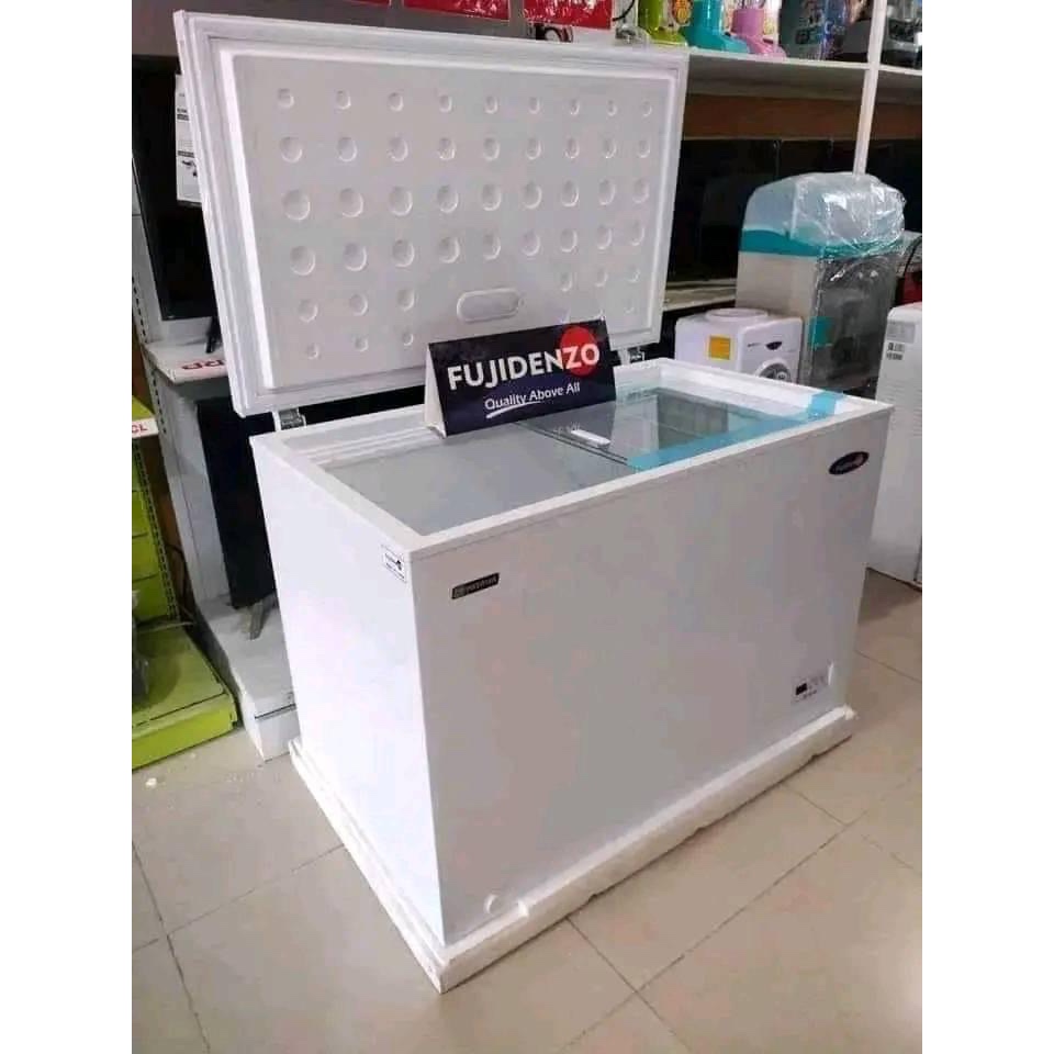 FUJIDENZO 22 CU. FT. Dual Function Sliding Glass Chest Freezer, Key Lock Shopee Philippines