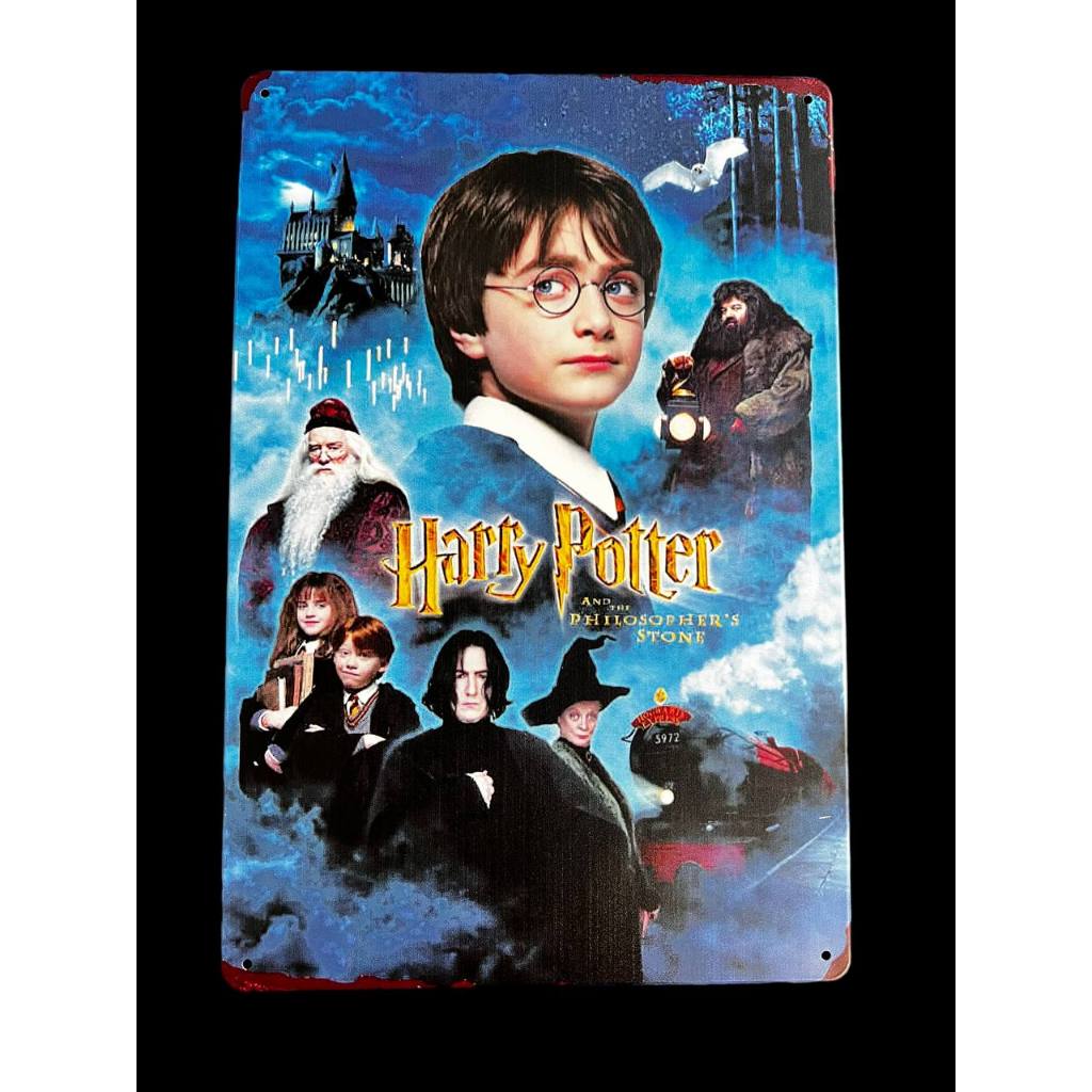 Harry Potter Vintage Style Metal Tin Plate Wall Decor 20 x 30 cm ...