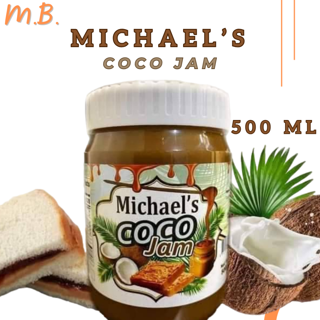 michael's COCO JAM deloicious jam 500 ml | Shopee Philippines