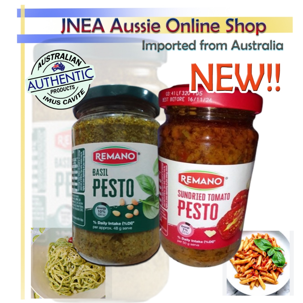 REMANO BASIL PESTO 190g Imported from Australia | Shopee Philippines