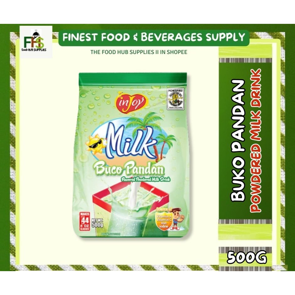 InJoy Palamig Milk Buko Pandan Flavor Powder 500G | Shopee Philippines