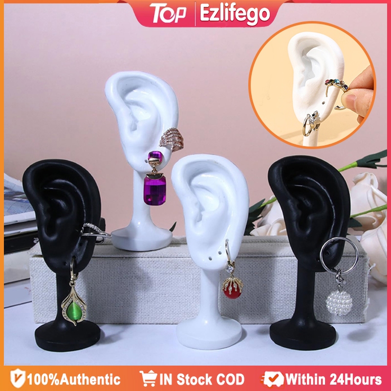 Fashion Ear Model Display Rack Ear-shaped Ear Clip Stud Jewelry Display ...