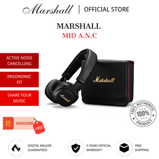 Marshall Mid ANC Wireless Bluetooth Headphones Active Noise Cancelling Built in Mic Gaming Headsets Shopee Philippines