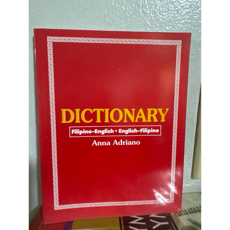 Dictionary Filipino English Englush Filipino | Shopee Philippines