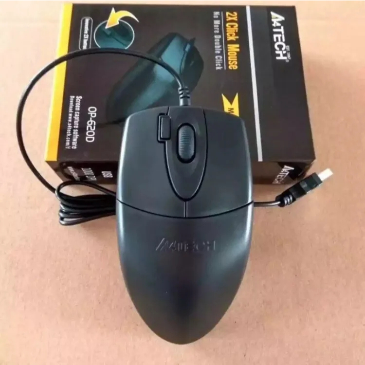 A4 Tech Universal USB Wired Mouse USB Wired 2x Click No More Double ...
