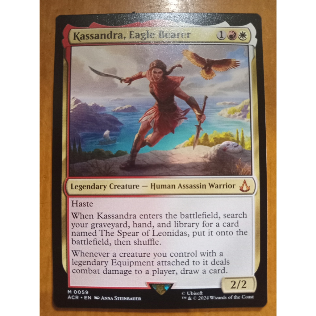 MTG Kassandra, Eagle Bearer Mythic ACR Universes Beyond Assassin