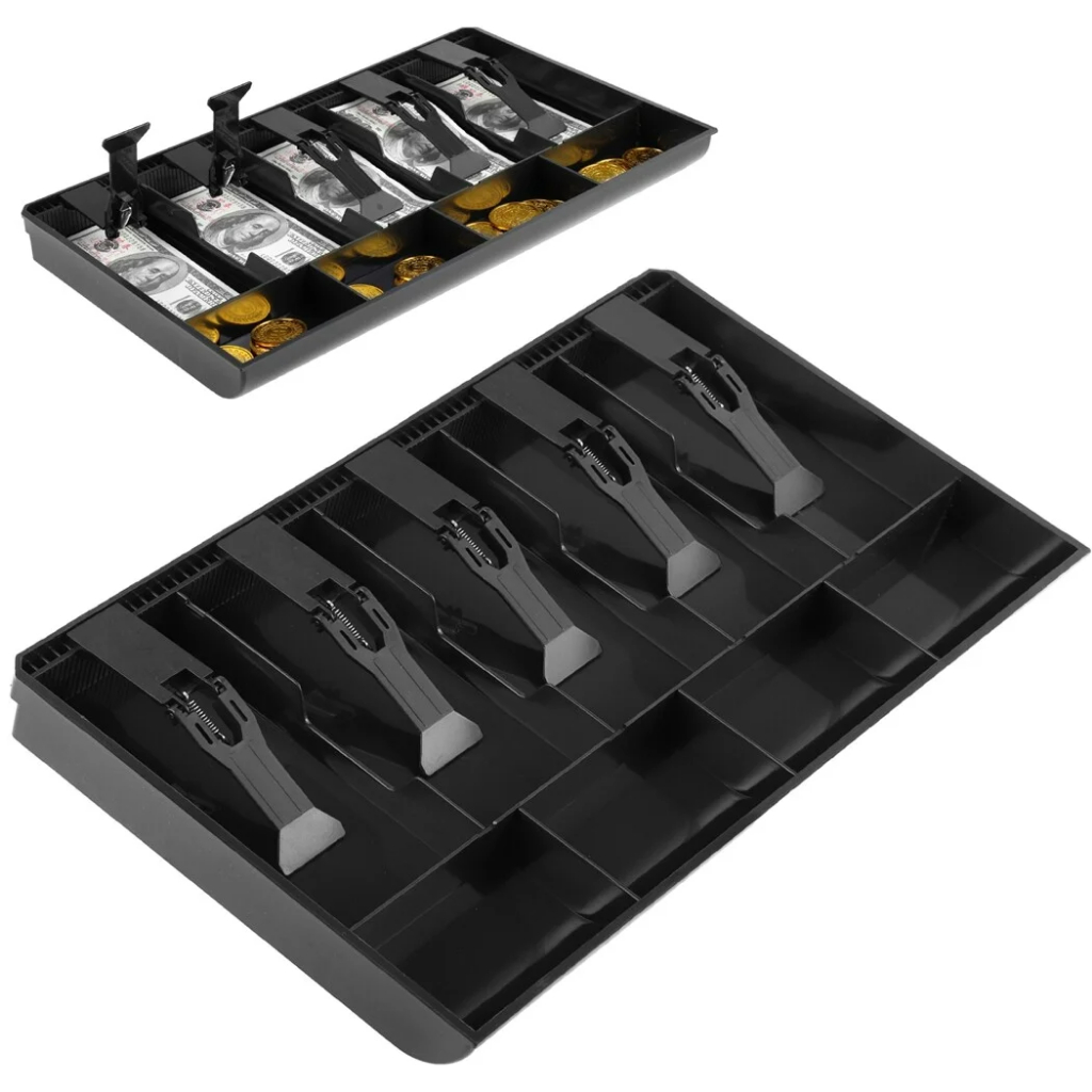 SJK 5 grid money cash coin register cashier box insert tray storage ...