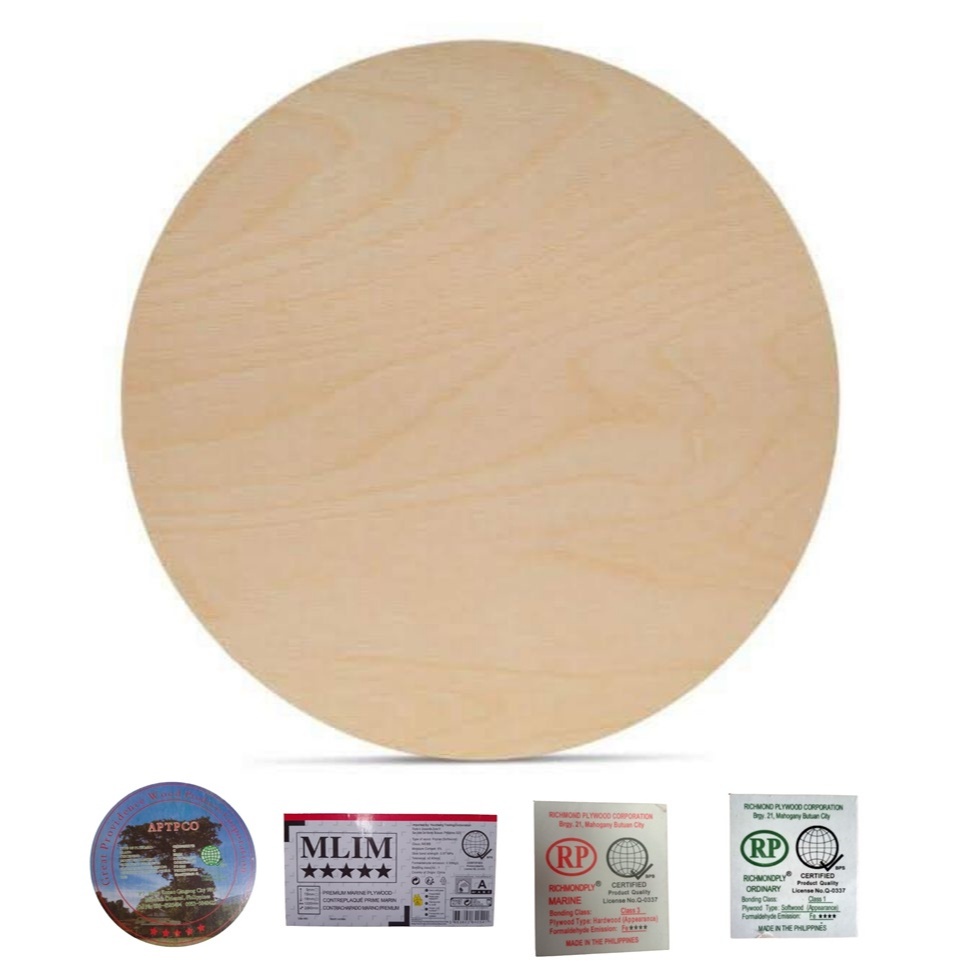 Circle Wood l Round Plywood 1/2
