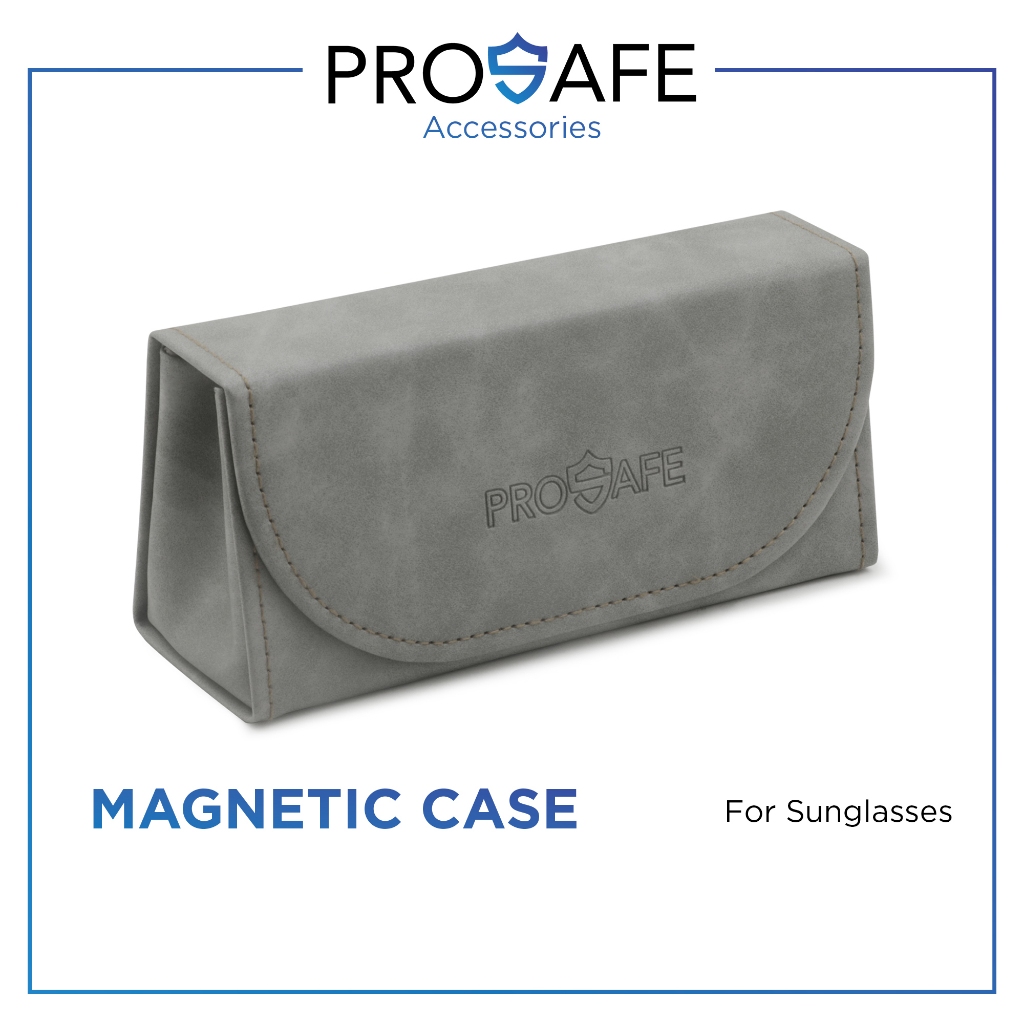 ProSafe Magnetic Case for Sunglasses (Accessories Case with Wiper ...