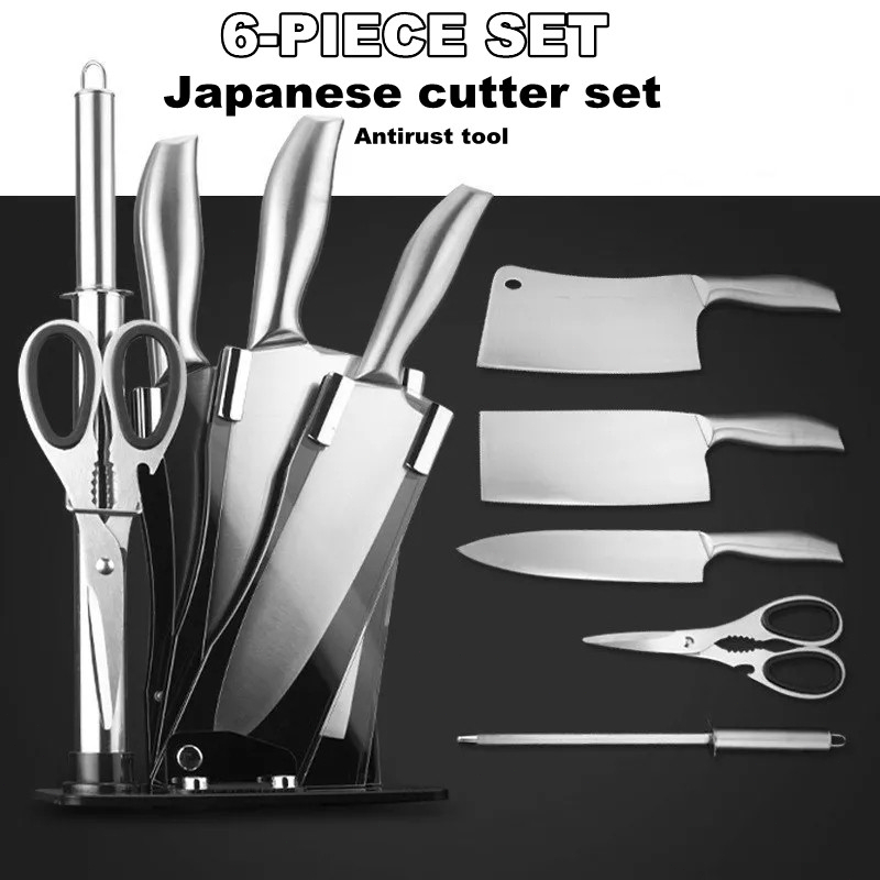 【Made in Japan】 Stainless Steel 6in1 Authentic Japan Knife Set COD ...