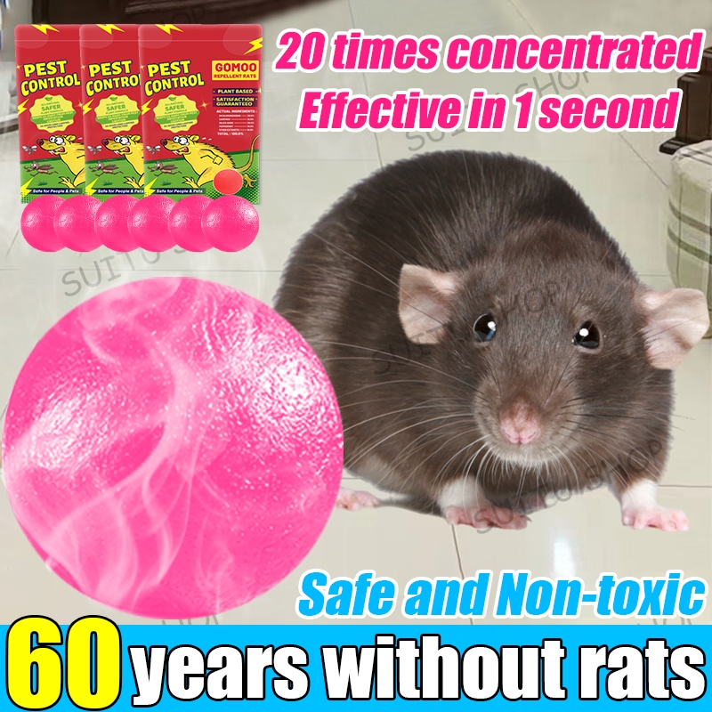 50PCS Rat Poison Killer Rat Repellant For Home Mothballs For Rats Repel