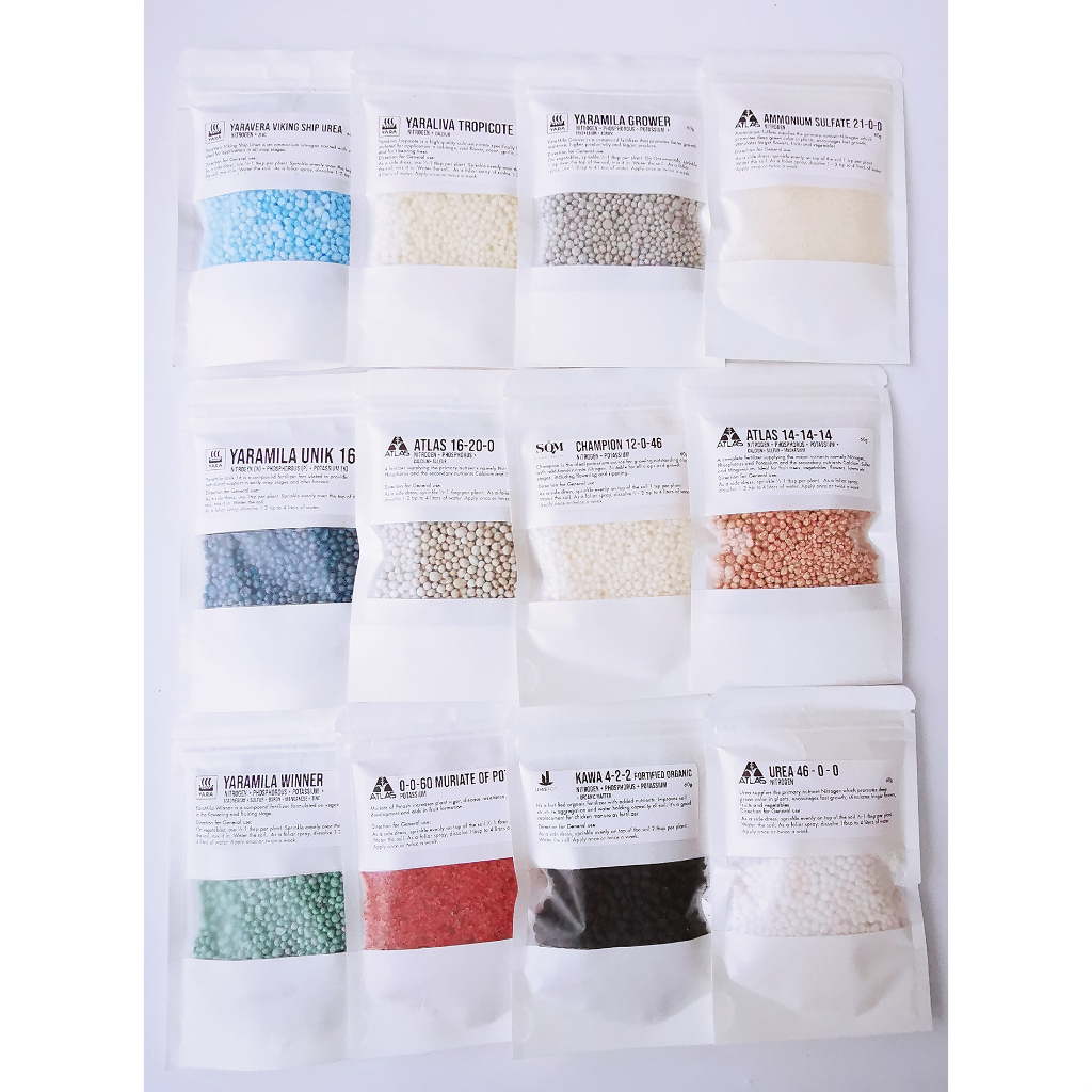 Urea, Complete, Sulfate, Winner, Nitrabor, Tropicote, Potassium ...