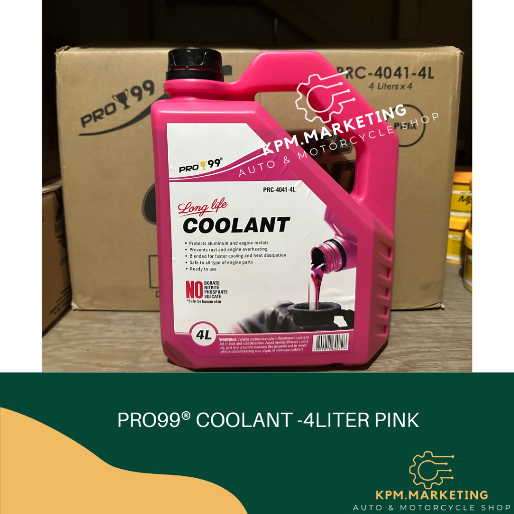 PRO-99 Long Life Car Radiator Coolant 4L | Shopee Philippines