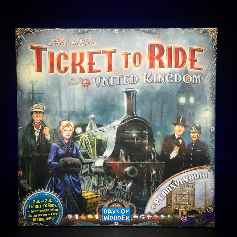 Ticket to Ride United Kingdom + Pennsylvania Board Game Shopee
