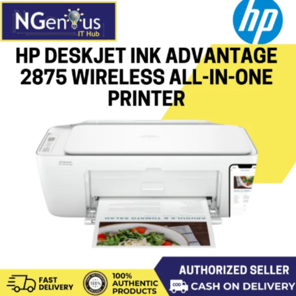 HP Deskjet Ink Advantage 2875 Wireless All-in-One Printer | Shopee ...