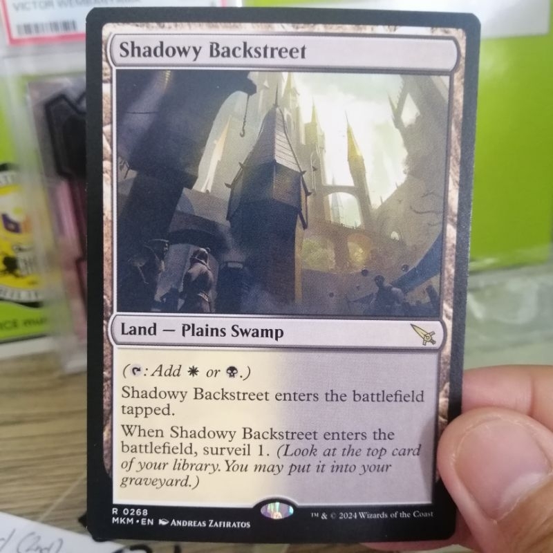 1 Shadowy Backstreet MKM MTG card magic the gathering EDH | Shopee ...